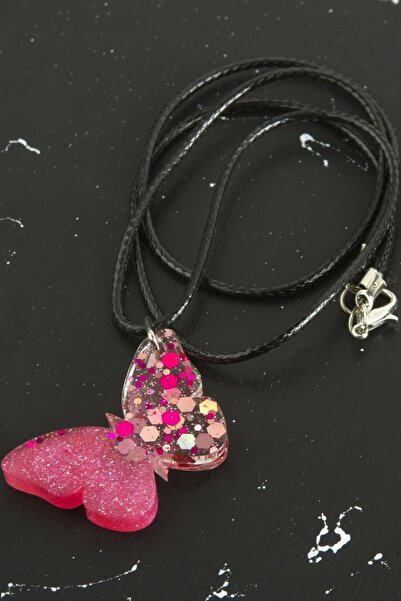 ZERO LAND ستوروزال كيليبيت (183745) قلادة إيبوكسي - وردي