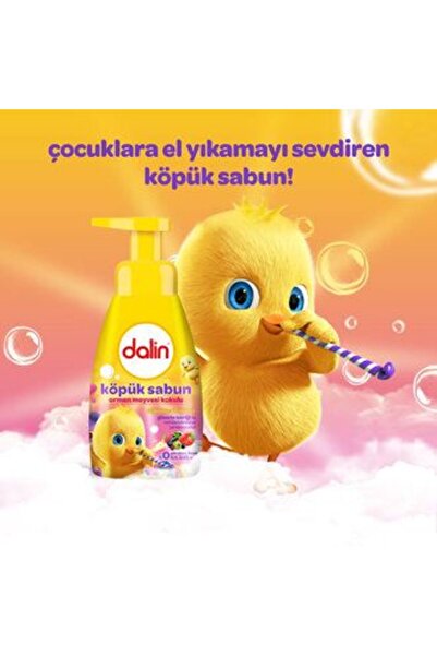 Dalin 4 Adet Orman Meyveli Köpük Sabun 200 Ml