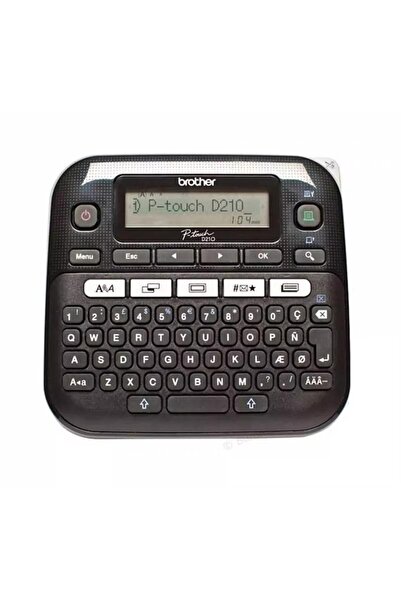Brother P-Touch PT-D210 Label Printer, 12 mm, 180 dpi, QWERTY, black