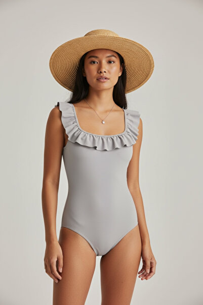 Nilmay mayo Women's Ruffle Swimsuit