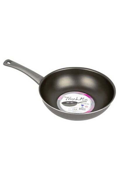 MATMEL 1 Piece Touch Me Gray Wok Pan 26 cm