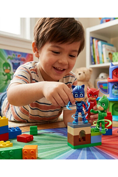 Tıfıl Toys Pijamaskeliler 3'lü Figür Seti - Kedi Çocuk, Baykuş Kız ve Gekko B...