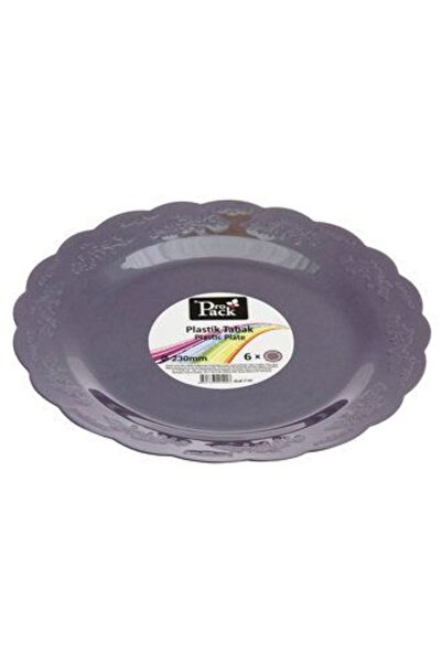 MATMEL 1 قطعة طبق كريستال بروباك بنفسجي 6 قطع 23 سم