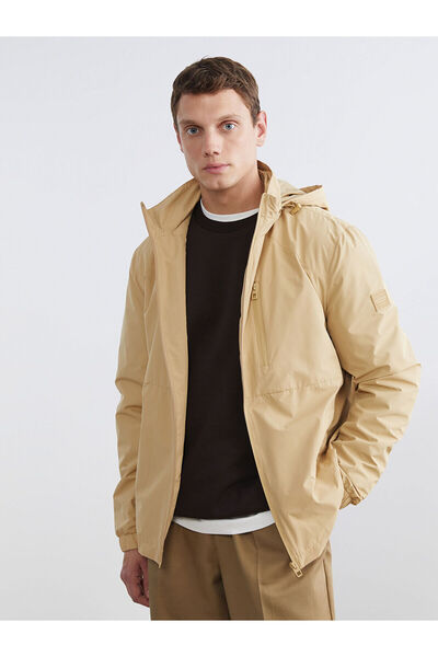 LC Waikiki Ozmarka New Season Standard Fit Hooded Men's Raincoat