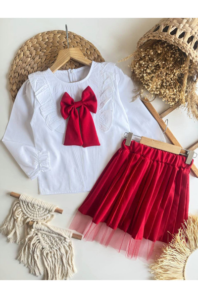 Luna 23 Nisan Fiyonklu Etekli Takım