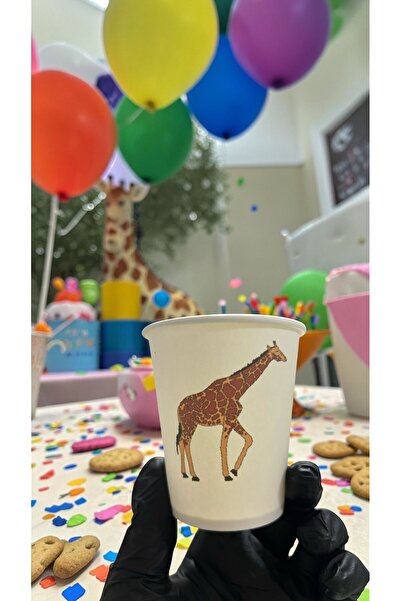 SBStrend Animal-Jungle-Amazon-Zoo Birthday Party Giraffe-Themed Disposable 7 ...