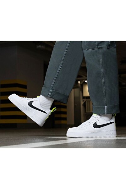 Nike AİR FORCE 1 LOWE WHITE WOLT-SPORTXSTORE