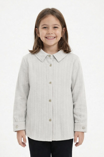 Peri Masalı Kız Çocuk %100 Pamuklu 2 İplik Dokulu Gömlek