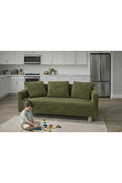 LOTUS PORT İki Kişilik Velsoft Peluş Kumaş