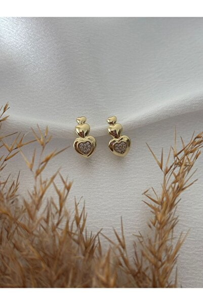 XUPING JEWELRY Heart Figured Xuping Steel Earrings