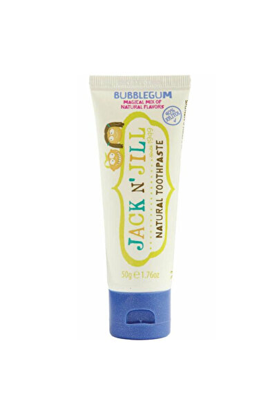 Jack And Jill Kids معجون أسنان طبيعي بالكامل بنكهة العلكة للأطفال 50 جرام