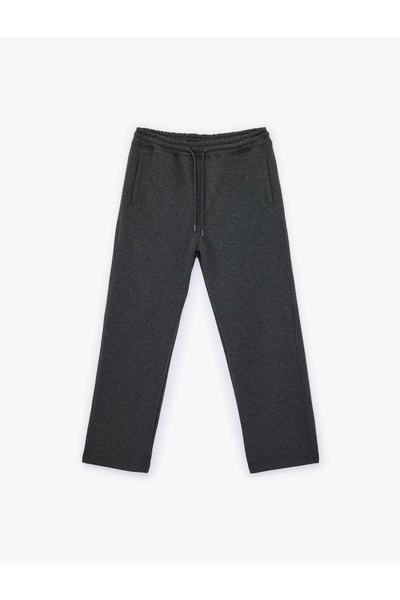 Koton Άνετη εφαρμογή Με τσέπες Wide Leg Με κορδόνι στη μέση Αθλητικό Παντελόν...