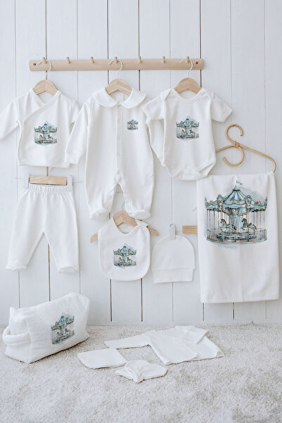 MİNİJOYHUB %100 Organik Pamuk 11'li Hastane Çıkış Seti |