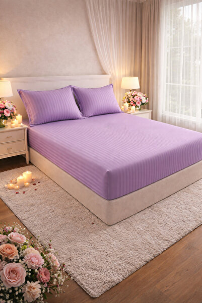 Casa Pucioasa Elastic Bed Sheet 180x200 +25 cm for High Mattress, Set with 2 ...