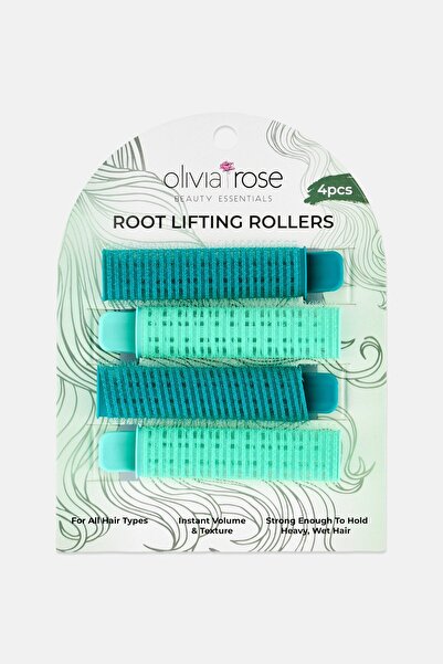 Olivia Rose 4 Pieces Root Lifting Rollers, Multicolor