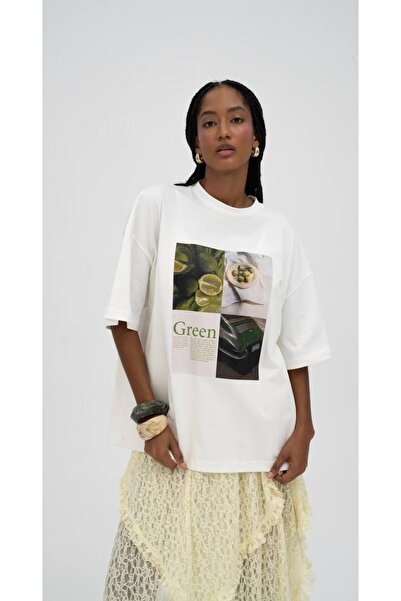 IŞILDA FASHION με τύπωμα oversized μπλουζάκι