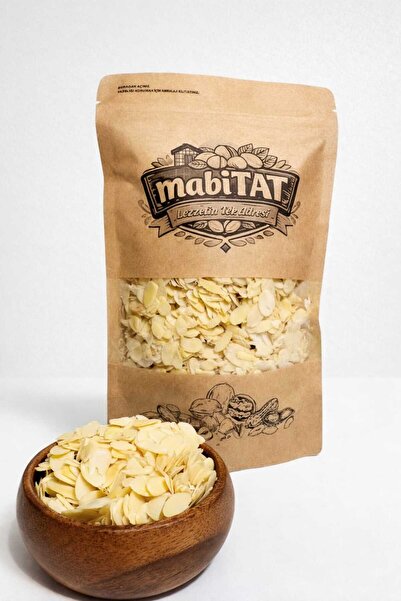 MaBİTAT File Badem Premium Yeni Mahsul Dilimlenmiş 1 KG (PASTACILIK ve MÜSLi ...