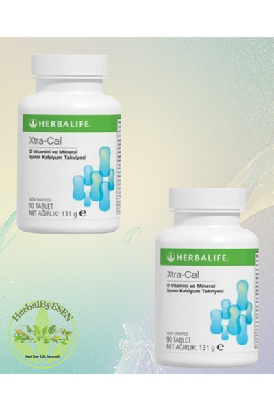 Herbalife Xtra-Cal Kalsiyum Tablet 2'li Paket (D Vitamini ve Mineral I-İçerir)