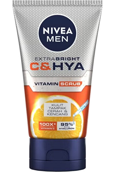 Nivea Men مقشر فيتامين سي إكسترا برايت سي آند هيا 100 مل