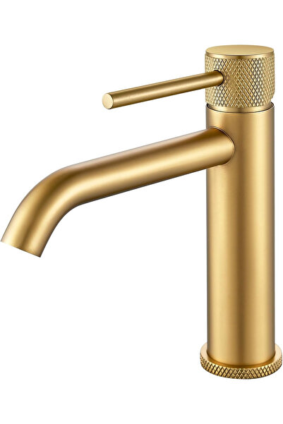 OEM Baterie de baie rotundă aurie, înălțime 105 mm