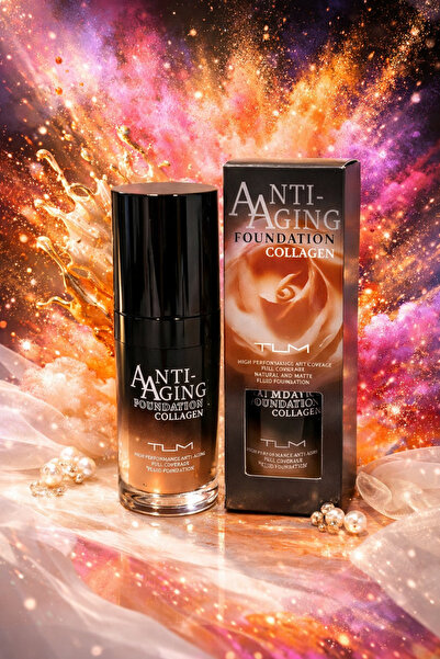 TLM Anti-Aging Collagen Foundation – High Coverage, Matte Finish