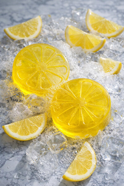 Günebakan صابون شرائح الليمون بالجلسرين العشبي 100 جرام