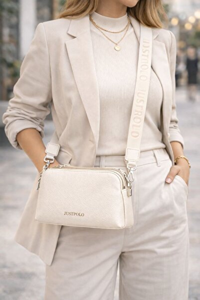 Just Polo Original Women's Adjustable Long Strap Multi-Compartment Shoulder B...