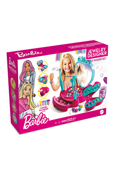 Barbie Oyun Hamuru-Makyaj-Takı Seti