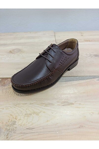 LİCCAS Men's Summer Shoes Genuine Inner-Outer D Leather H Lightweight Sole wi...