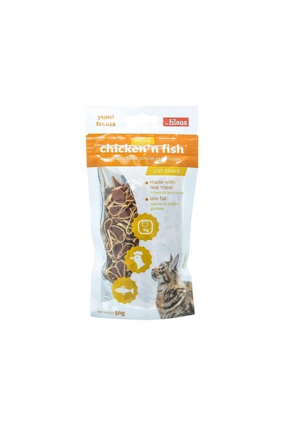 Les Filous ميني دجاج وسمك 50 غرام