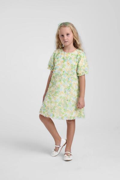 jadeer Escabel Παιδικό Φόρεμα Κοριτσιών Πράσινο 36146