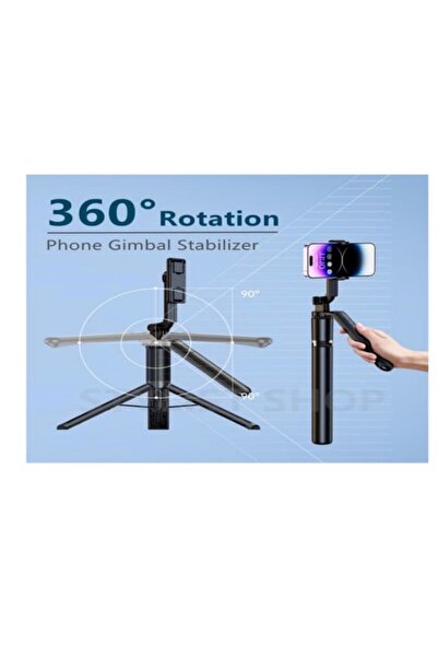 Twinix 170 Cm Uzayan Kablosuz Kumandalı Telefon Selfie Çubuğu Monopod Ayaklı Tripod Bluetooth