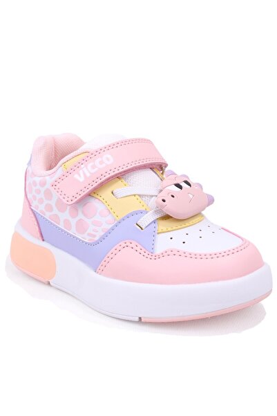 Vicco Borka 346P26Y109 Powder Orthopedic Daily Lighted Girls' Sports Shoes