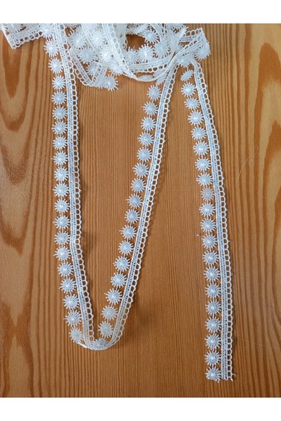 DANTELİM Guipure Ribbon Lace - 9 Meters (1 Roll)