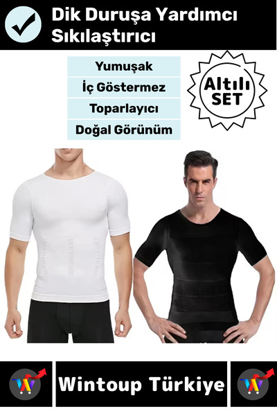 Wintoup # Corset pentru îndreptarea posturii, pentru talie, piept, abdomen, b...