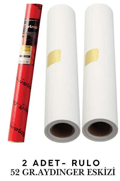 Gateway 2'li Rulo Aydınger Eskiz Kağıdı 52gr. 33cm*20 metre