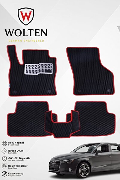 w wolten german engineered AUDİ-A3-HATCHBACK(2013-2020) İÇİN EVA İÇ PASPAS TA...