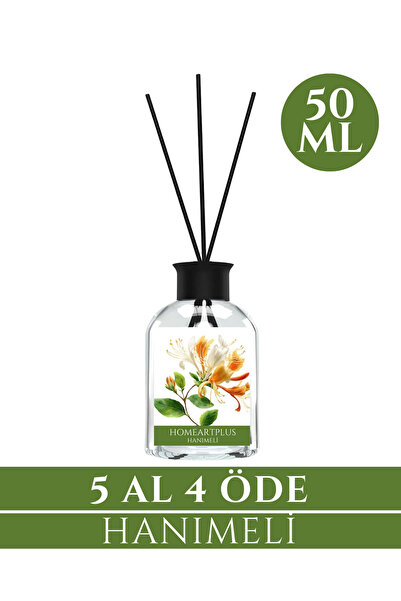 homeartplus Hanımeli Oda kokusu bambu esansiyel uçucu yağ 50 ml