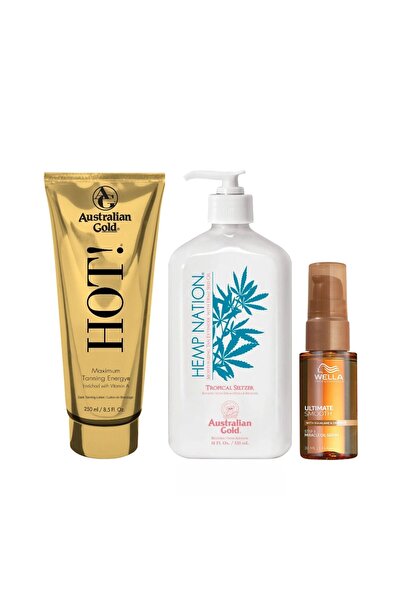 Ter22 Pachet de vacanță pentru bronz și păr protejat împotriva UV