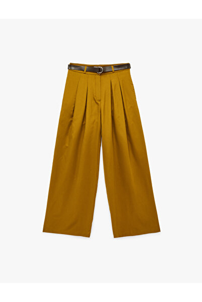 Koton Широкі складчасті штани палаццо з поясом.