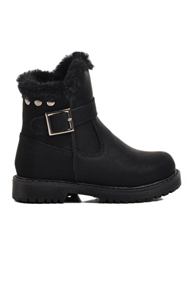 Aspor Black Emerald Polyurethane Girl's Boots
