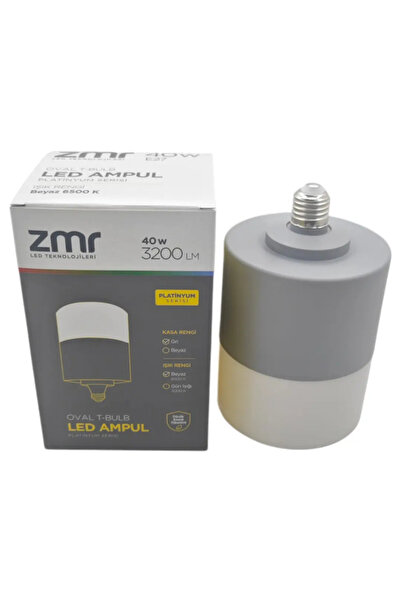 ZMR 40 w T-Bulb Yuvarlak E/27 duylu 6500 K Beyaz Torch Led Ampul