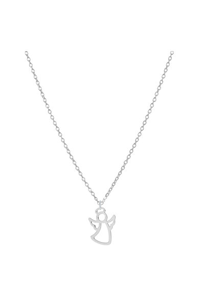BIJUTERIA NEAGRA 925 Silver Angel Pendant Necklace