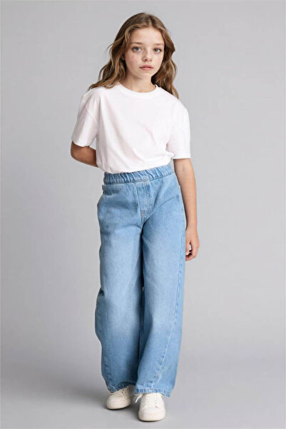 DeFacto Pantaloni din denim 100% bumbac, croială balloon, pentru fete G0248A8...
