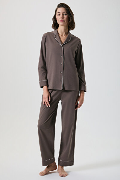 Penyemood 100% cotton pajama set with front buttons
