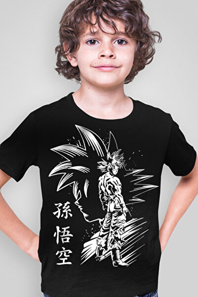 ROCKANDROLL تي شيرت جوكو سيلويت للأولاد باللون الأسود بأكمام قصيرة