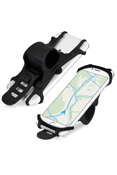 KWmobile Suport universal pentru telefon de bicicletă, Kwmobile, negru, silic...
