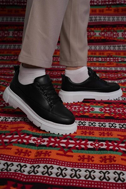 CT STONES Kb-702 Kuback Black Leather Casual Men's Shoes