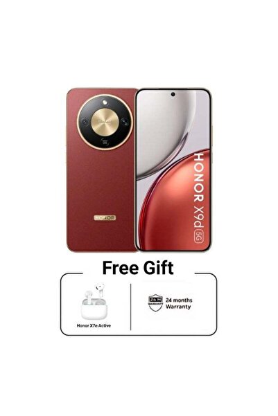 HONOR X9d 5G Dual SIM, 12GB RAM, 256GB Storage, Red + X7e Active