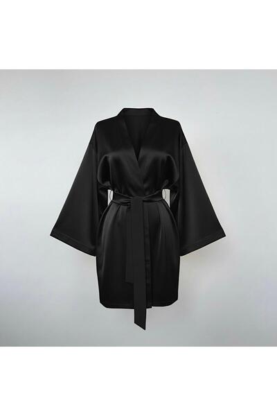 Sandrada SD Μεταξωτό σατέν μπουρνούζι για γυναίκες